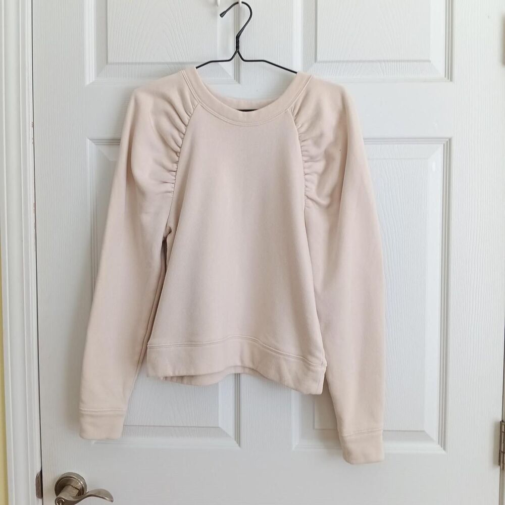 Express Women's Ruched Sleeve Sweatshirt S